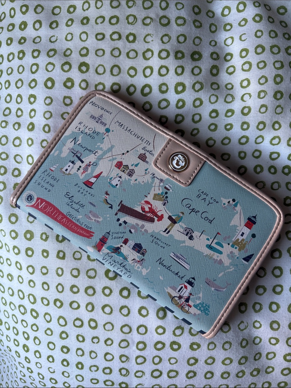Spartina Northeastern Harbors Snap Wallet - Picture 3 of 8